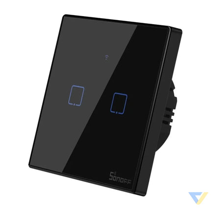 Touch light switch WiFi + RF 433 Sonoff T3 EU TX (2 channel) Switches