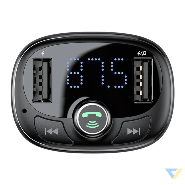 Transmitter FM Baseus T typed S 09 Bluetooth (black) Car transmitters