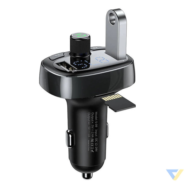 Transmitter FM Baseus T typed S 09 Bluetooth (black) Car transmitters