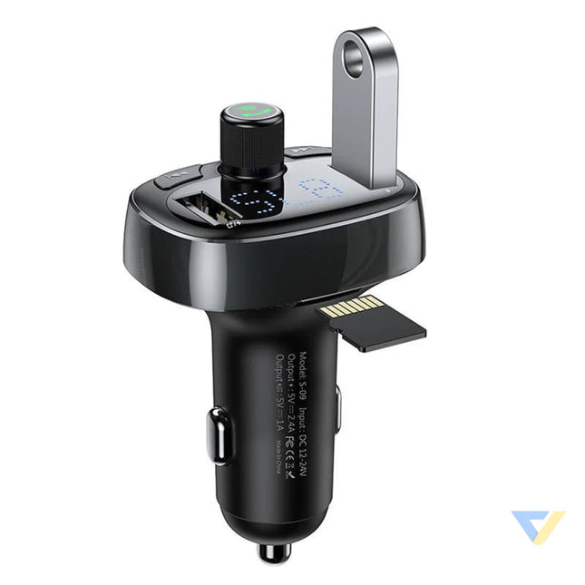 Transmitter FM Baseus T typed S 09 Bluetooth (black) Car transmitters