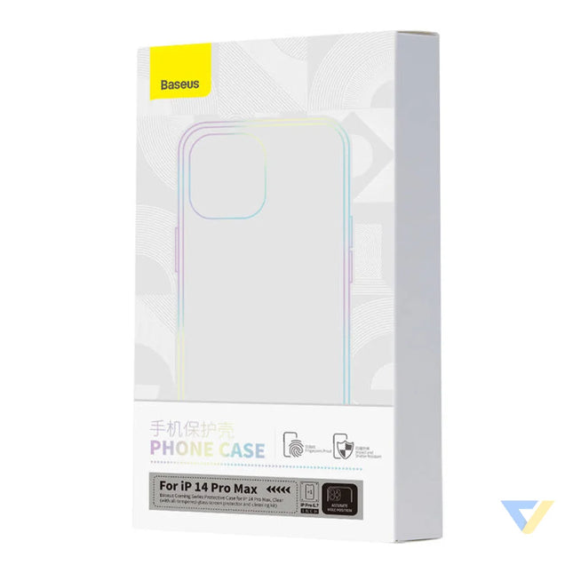 Transparent Case and Tempered Glass set Baseus Corning for iPhone 14 Pro Max Protective cases for smartphones