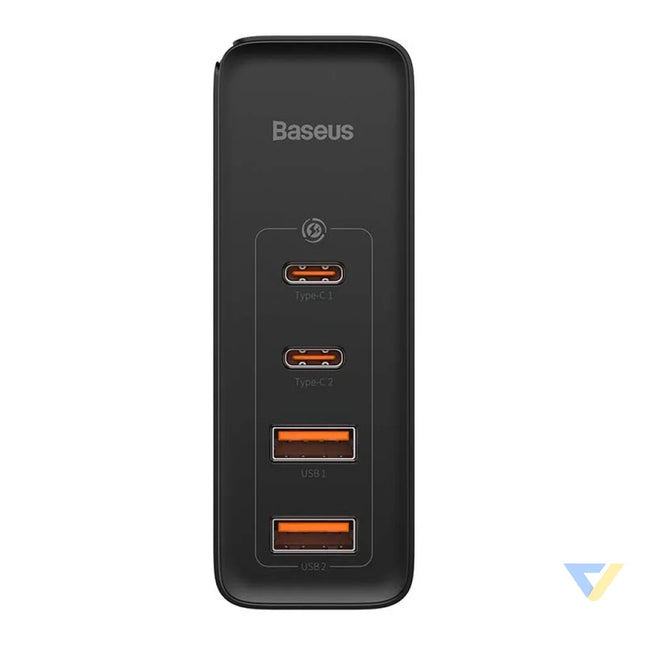 Travel Charger Baseus GaN2 Pro Quick 2x USB + 2x USB C 100W EU (Black) mains chargers