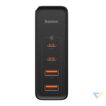 Travel Charger Baseus GaN2 Pro Quick 2x USB + 2x USB C 100W EU (Black) mains chargers
