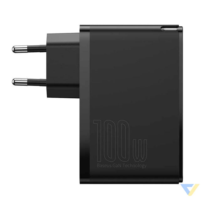 Travel Charger Baseus GaN2 Pro Quick 2x USB + 2x USB C 100W EU (Black) mains chargers