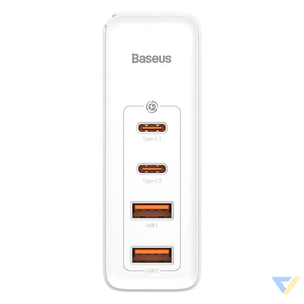 Travel Charger Baseus GaN2 Pro Quick 2x USB + 2x USB C 100W EU (white) mains chargers