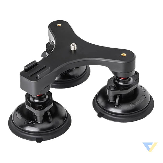 Triple Suction Cup Car Mount Sunnylife for cameras phones etc. (ZJ771) Straps mounts and holders