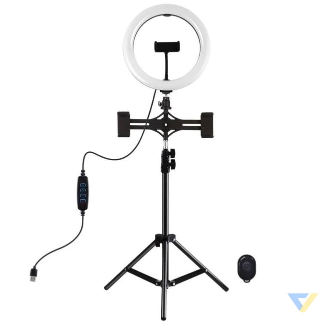 Tripod Mount Puluz with 26cm LED Ring Vlogging 1,1m PKT3070B Ring lights