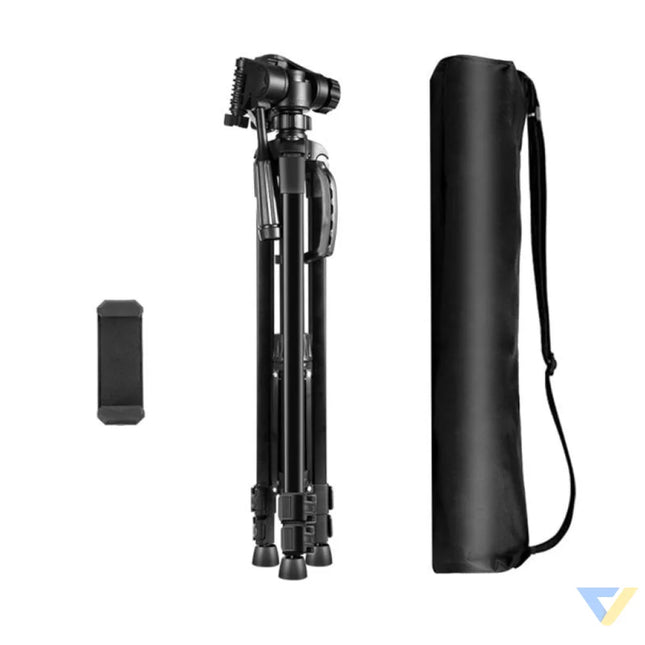 Tripod with 3D 360° head + phone holder Puluz PU3096B Booms and selfie sticks