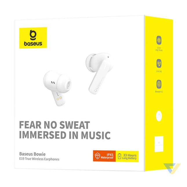 TWS Baseus Bowie E19 Headphones (white) TWS