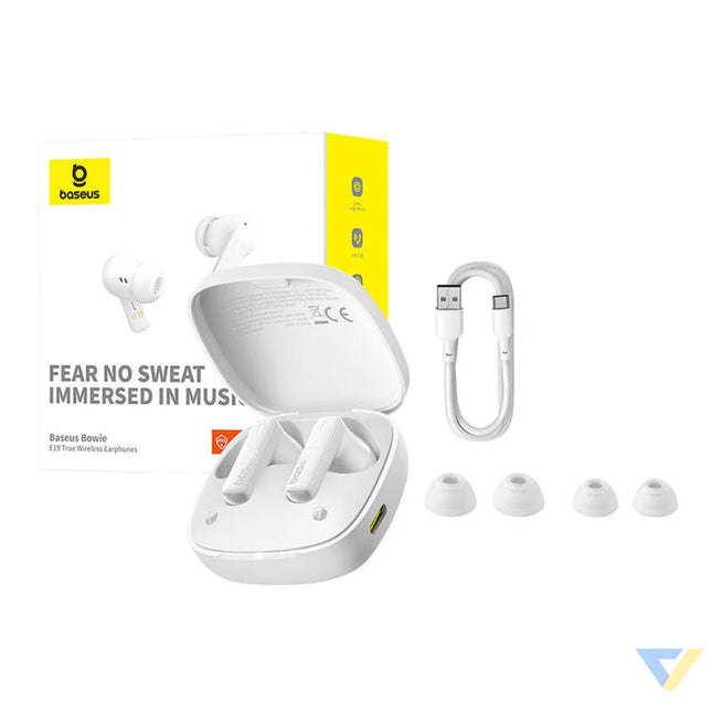 TWS Baseus Bowie E19 Headphones (white) TWS