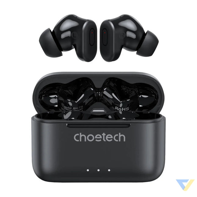 TWS Choetech BH T15 ANC + ENC Wireless Headphones (black) TWS