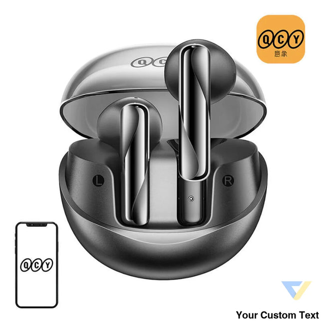 TWS QCY AilyBuds Clear T32 Headphones (black) TWS