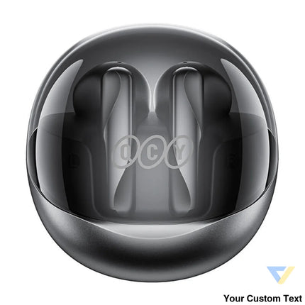 TWS QCY AilyBuds Clear T32 Headphones (black) TWS