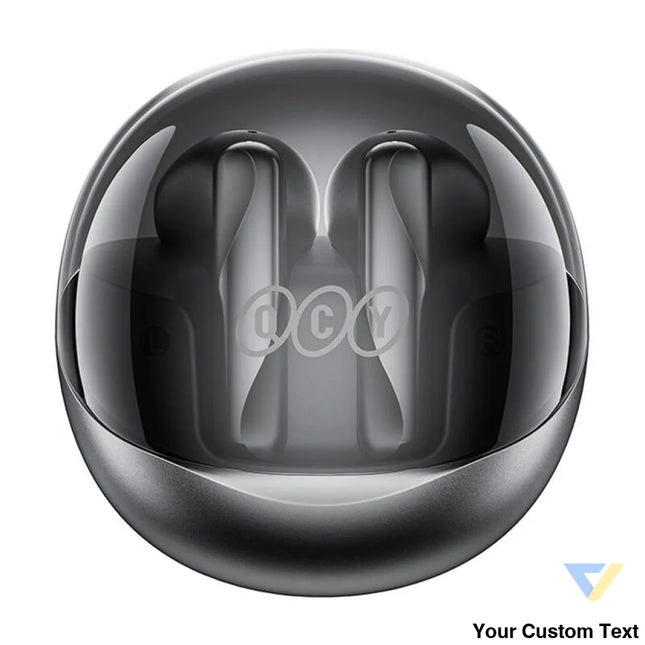TWS QCY AilyBuds Clear T32 Headphones (black) TWS