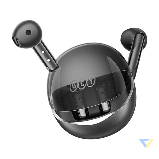 TWS QCY AilyBuds Clear T32 Headphones (black) TWS