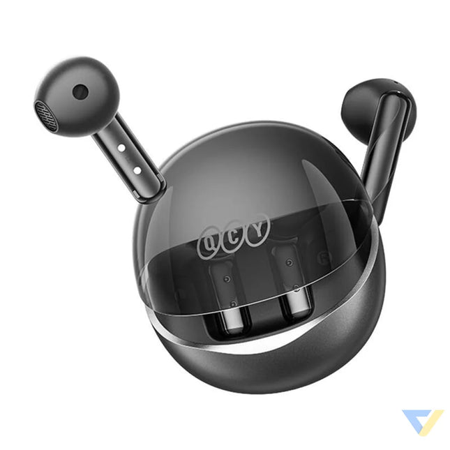TWS QCY AilyBuds Clear T32 Headphones (black) TWS
