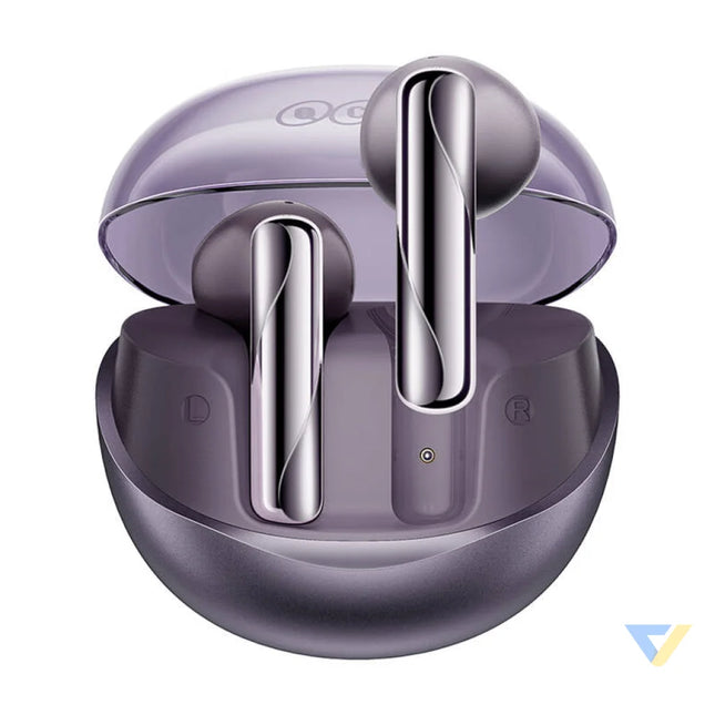 TWS QCY AilyBuds Clear T32 Headphones (purple) TWS