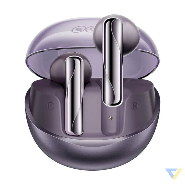 TWS QCY AilyBuds Clear T32 Headphones (purple) TWS