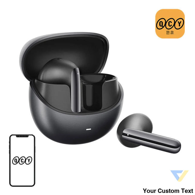 TWS QCY AilyBuds Pro HT10 Headphones ANC (black) TWS
