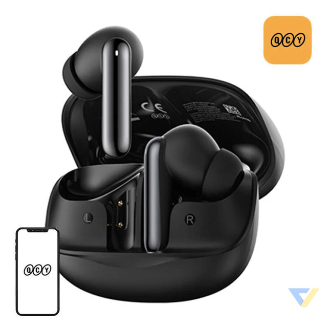 TWS QCY MeloBuds HT12 Headphones (black) TWS