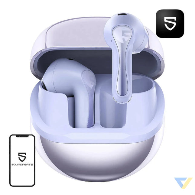 TWS Soundpeats Air 5 headphones (purple) TWS