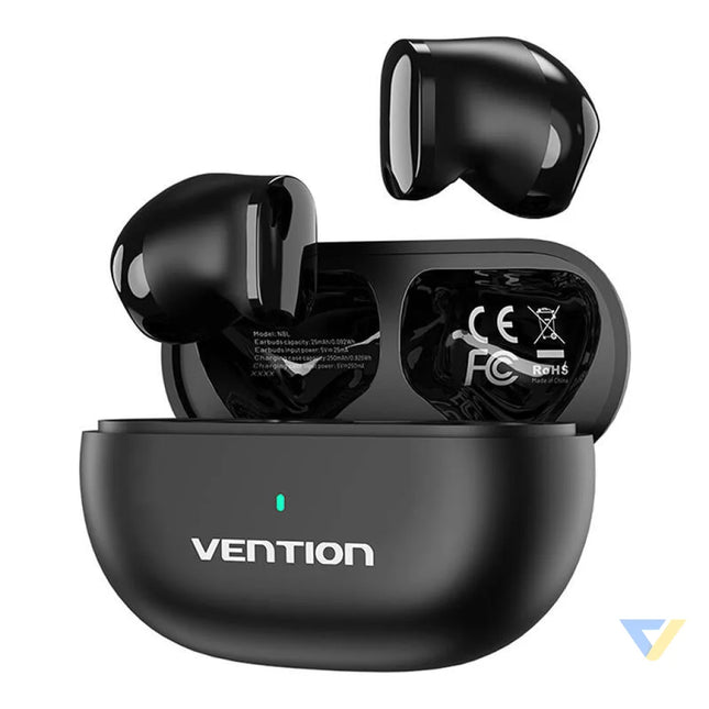 TWS Vention NBLB0 Earbuds T12 Wireless Headphones (black) TWS
