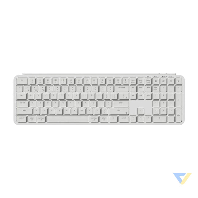 Ultra Slim Keychron B6 Pro 2.4G Wireless Keyboard (White) [B6P K8]. Wireless