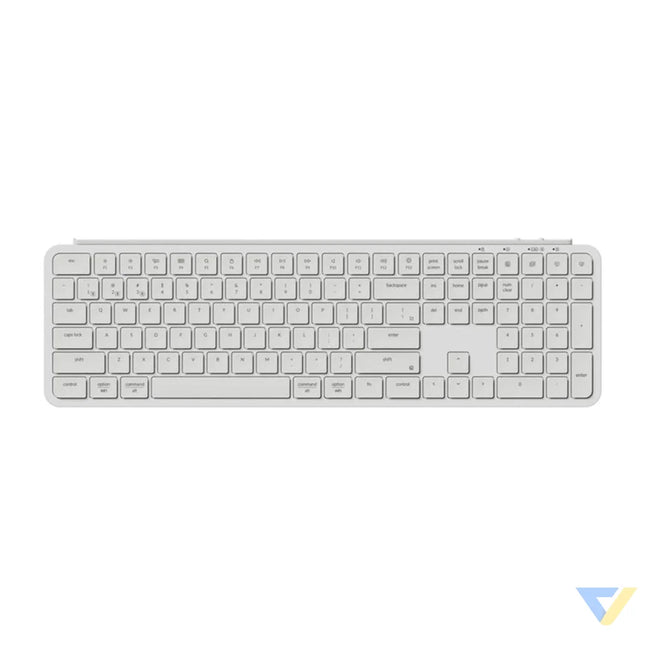 Ultra Slim Keychron B6 Pro 2.4G Wireless Keyboard (White) [B6P K8]. Wireless