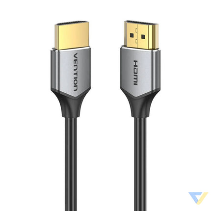 Ultra Thin HDMI Cable Vention ALEHH 2m 4K 60Hz (Gray) Video cables