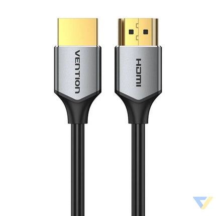 Ultra Thin HDMI Cable Vention ALEHH 2m 4K 60Hz (Gray) Video cables