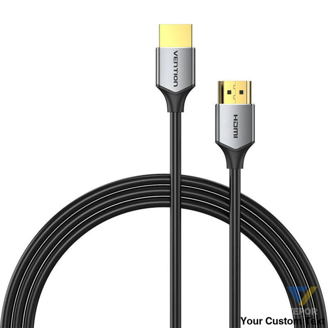 Ultra Thin HDMI Cable Vention ALEHH 2m 4K 60Hz (Gray) Video cables