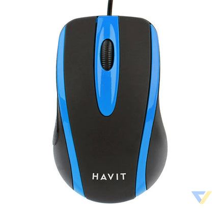 Universal mouse Havit MS753 (black & blue) Wired