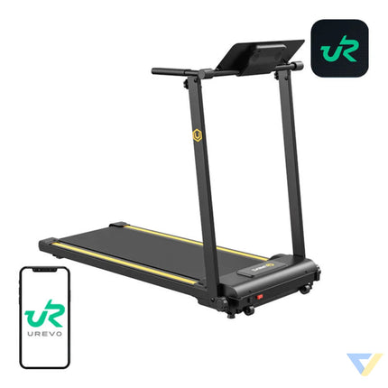 UREVO Foldi Mini folding electric treadmill (black and orange) Electric treadmills
