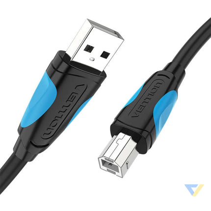 USB 2.0 A to USB B printer cable Vention VAS A16 B100 1m Black USB cables