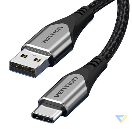 USB 2.0 A to USB C 3A cable 0.5m Vention CODHD gray USB to USB C