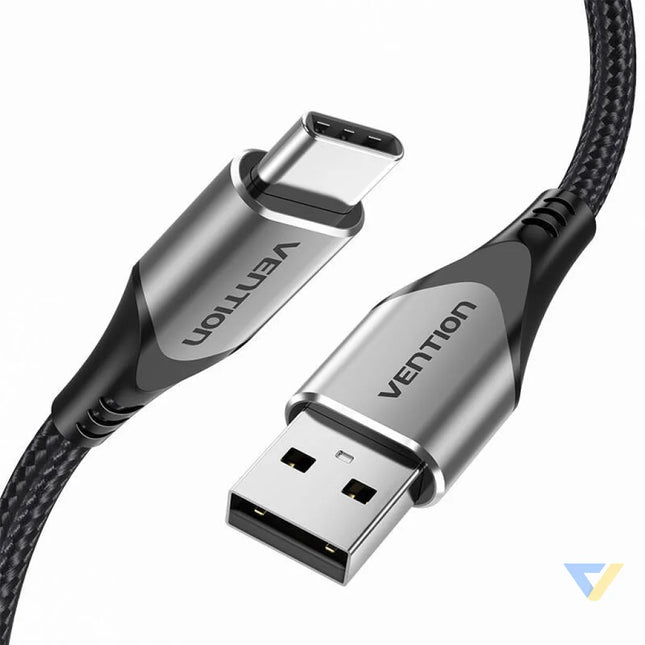 USB 2.0 A to USB C 3A cable 0.5m Vention CODHD gray USB to USB C