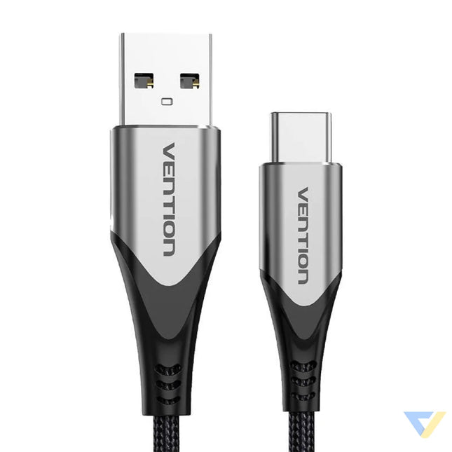 USB 2.0 A to USB C 3A cable 0.5m Vention CODHD gray USB to USB C