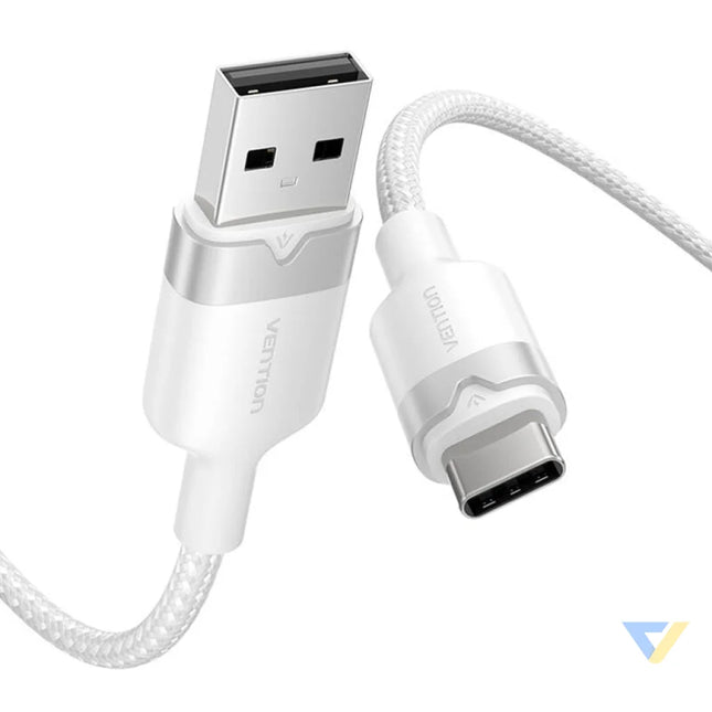 USB 2.0 A to USB C 3A cable Vention CTNWF 1M (white) USB cables