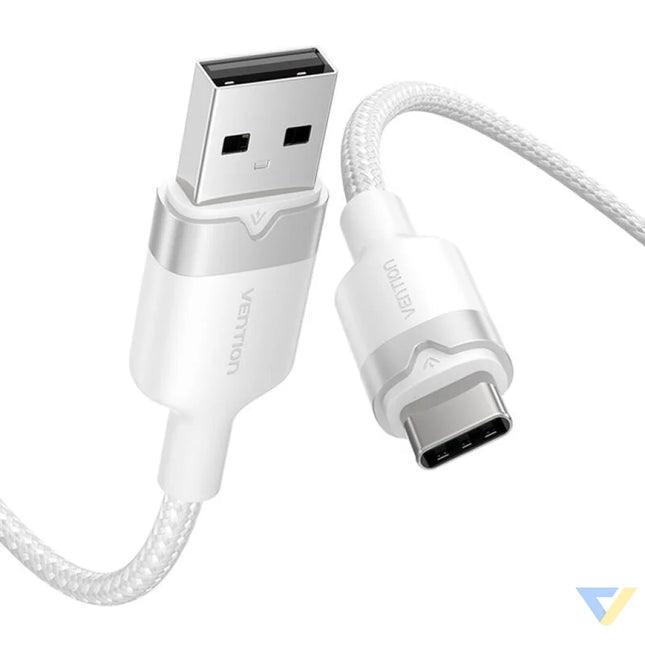 USB 2.0 A to USB C 3A cable Vention CTNWF 1M (white) USB cables