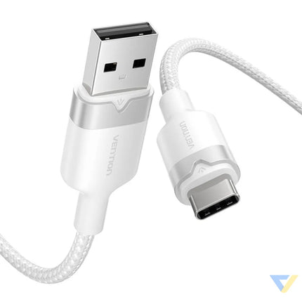 USB 2.0 A to USB C 3A cable Vention CTNWH 2M (white) USB cables