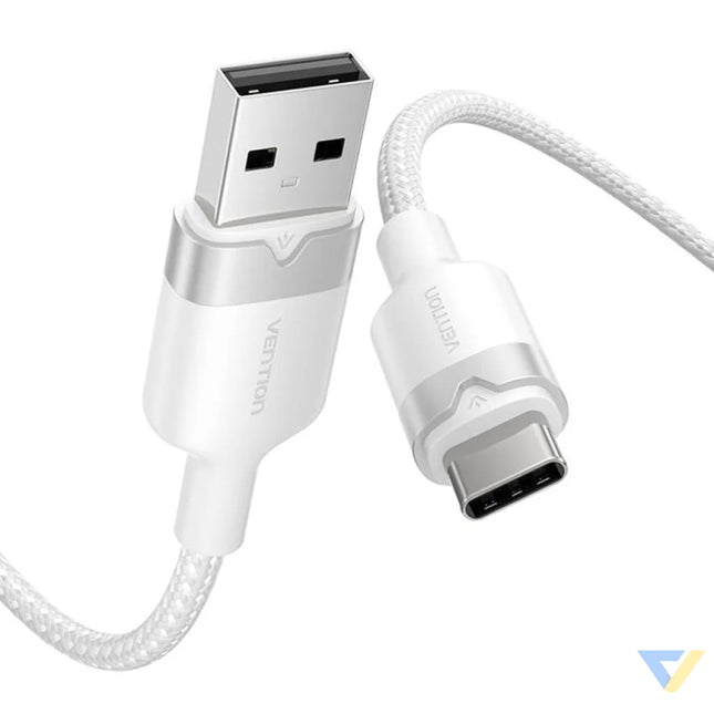 USB 2.0 A to USB C 3A cable Vention CTNWH 2M (white) USB cables
