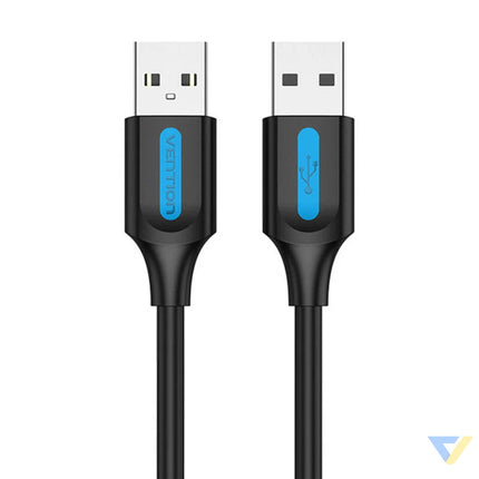 USB 2.0 cable Vention COJBH 2A 2m Black PVC USB cables
