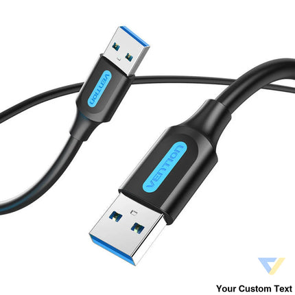 USB 3.0 cable Vention CONBH 2A 2m Black PVC USB cables