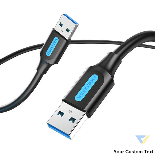 USB 3.0 cable Vention CONBH 2A 2m Black PVC USB cables