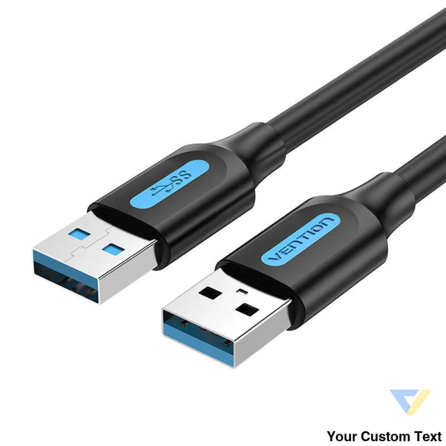 USB 3.0 cable Vention CONBH 2A 2m Black PVC USB cables