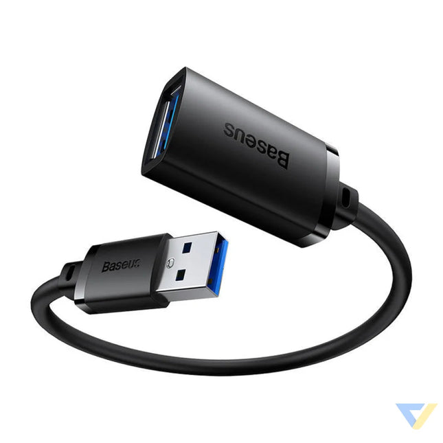 USB 3.0 Extension cable Baseus male to female AirJoy Series 1.5m (black) USB cables