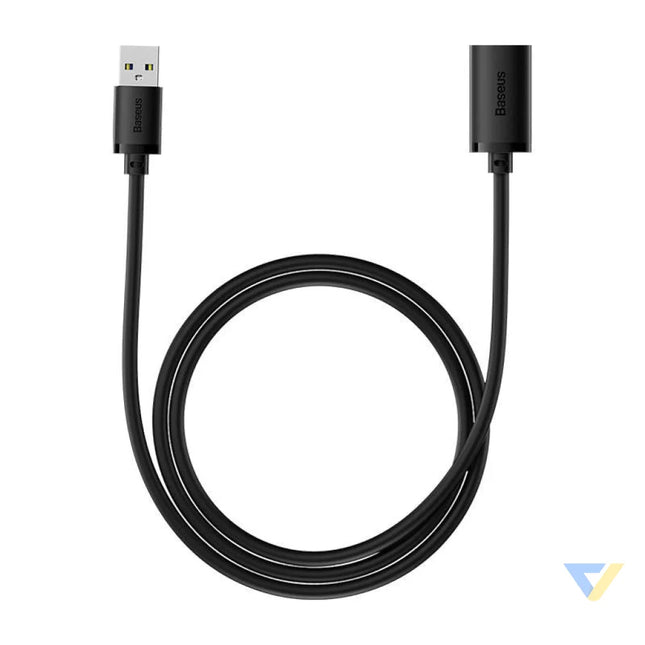 USB 3.0 Extension cable Baseus male to female AirJoy Series 1m (black) USB cables
