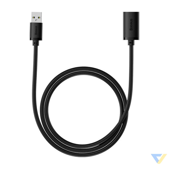 USB 3.0 Extension cable Baseus male to female AirJoy Series 1m (black) USB cables