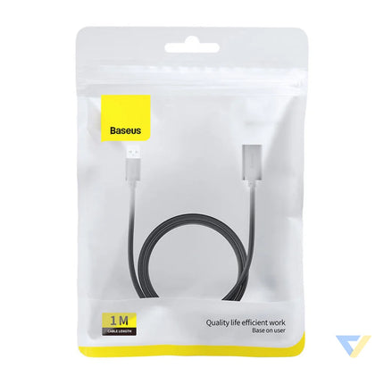 USB 3.0 Extension cable Baseus male to female AirJoy Series 1m (black) USB cables