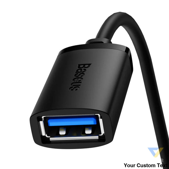 USB 3.0 Extension cable Baseus male to female AirJoy Series 2m (black) USB cables